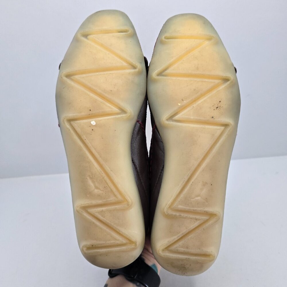 vintage Puma | boho burgundy leather sporty retro streetwear sneakers | WMS 9.5 - Picture 10 of 10